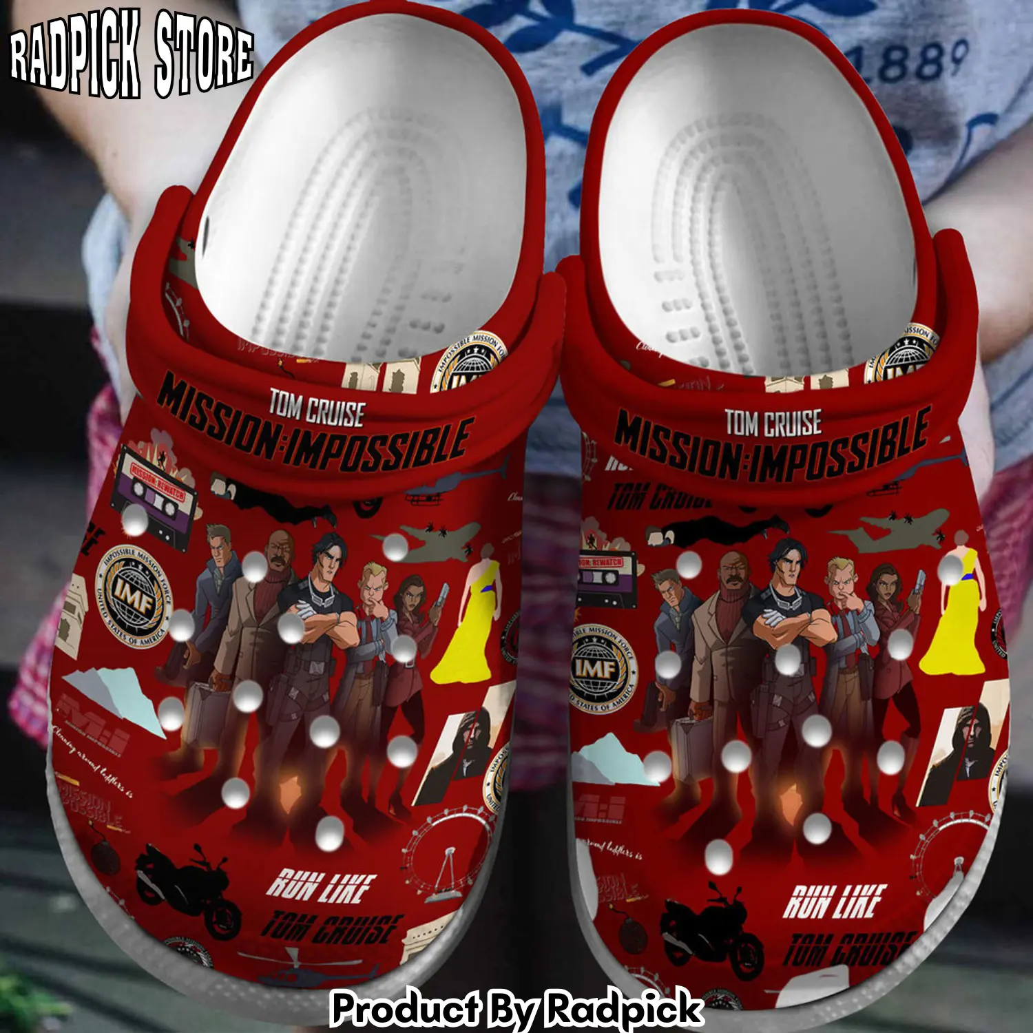 Radpick premium mission impossible movie clogs shoes comfortable for men women rp6522210
